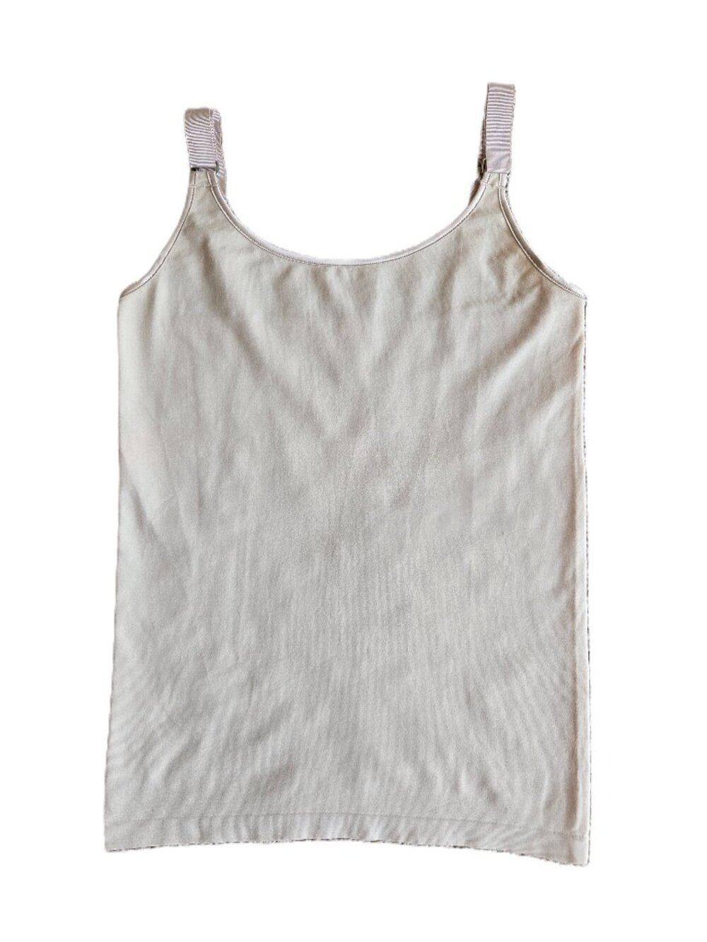 BANANA REPUBLIC Like-New Athleisure Stretch Yoga Camisole  Cream Beige Women's M